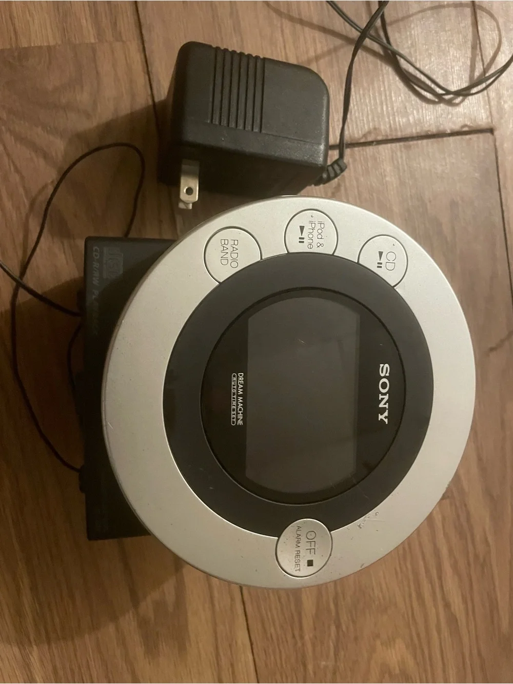 Sony Silver and Black Portable CD Boom Box with iPod/iPhone Dock dream machine